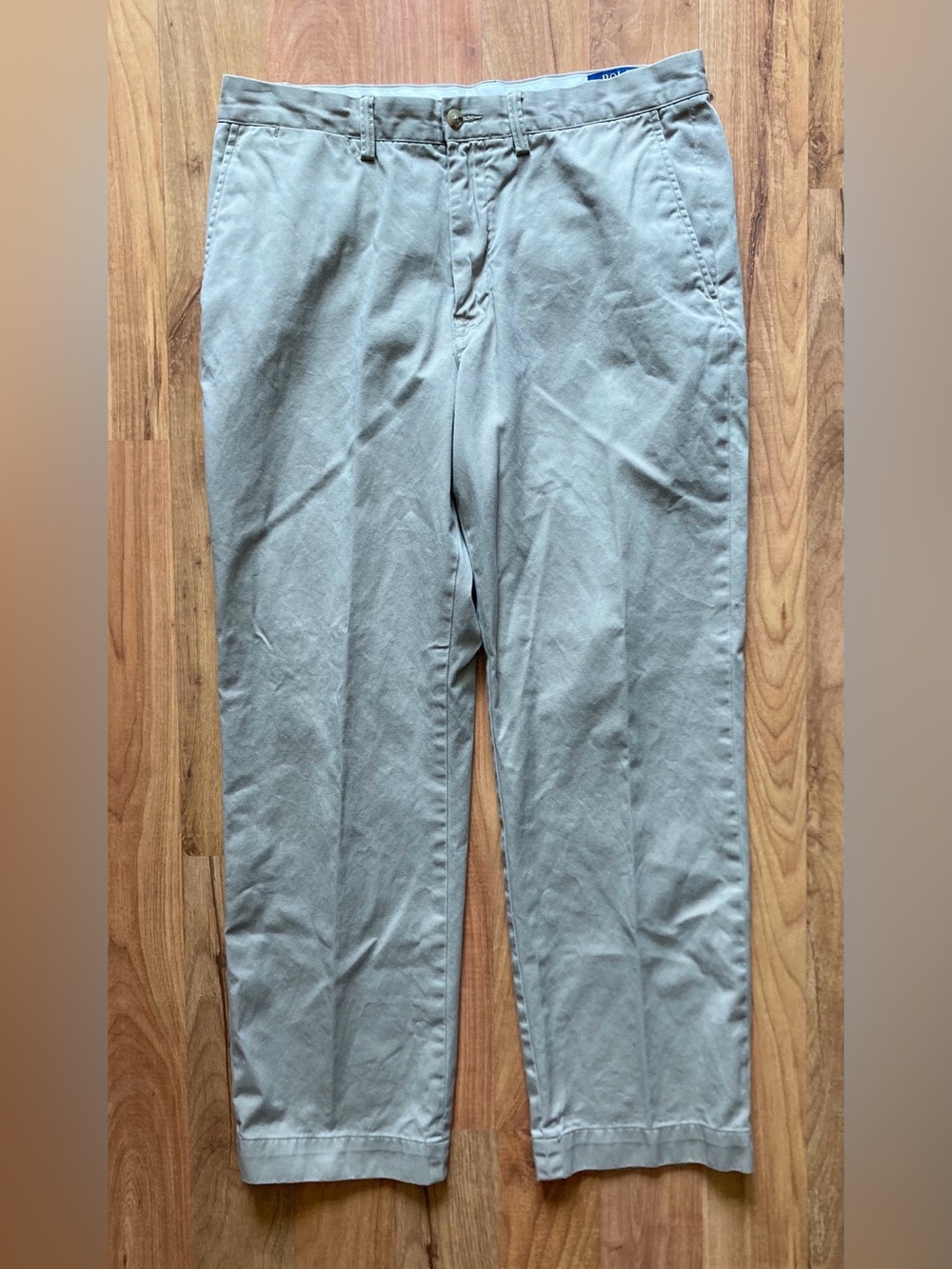 Polo Ralph Lauren Classic Fit Cotton Twill Mens 34x30 Chino Beige Pants
